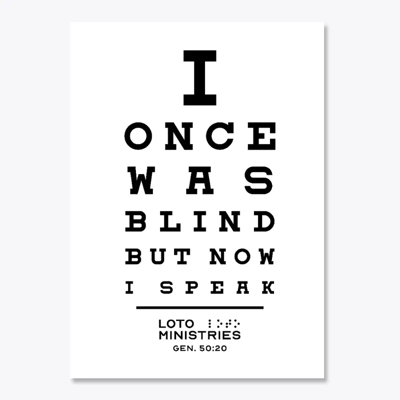 I Once Was Blind - Sticker