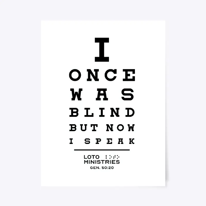 I Once Was Blind - Poster